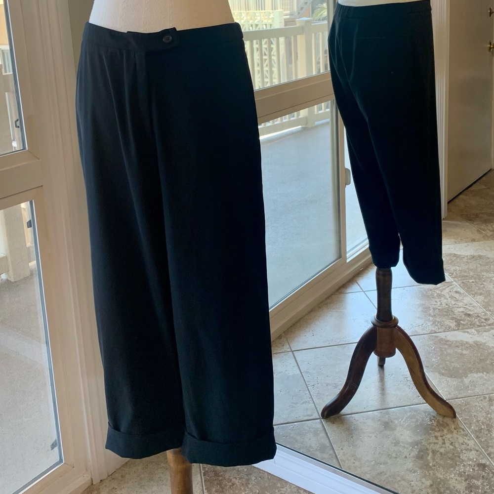 INC International Concepts Vintage Black Ankle Dress Pants